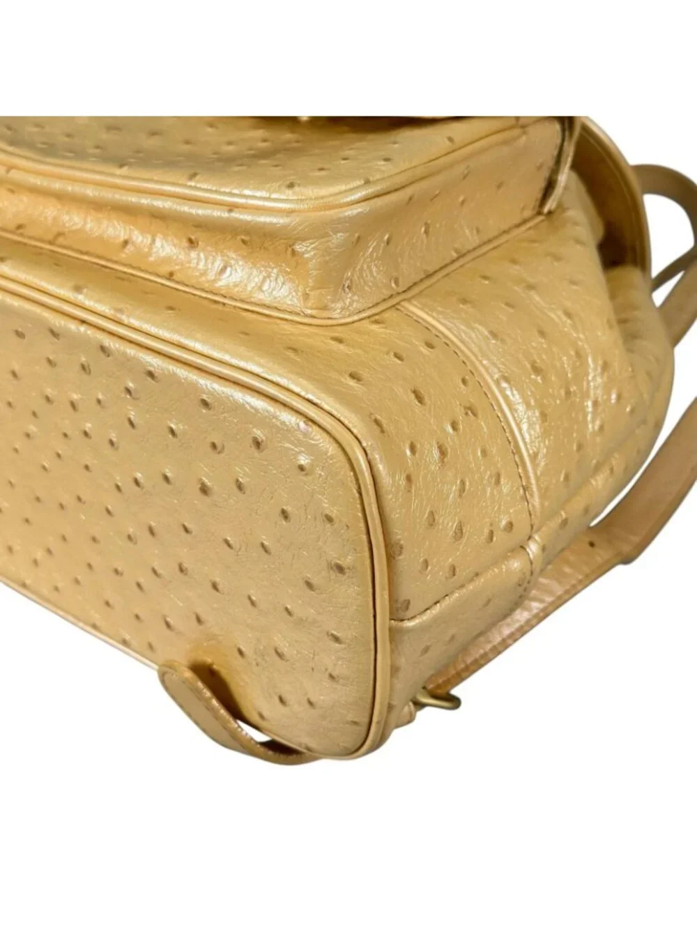 Versace Sunburst Leather Yellow Backpack Gold